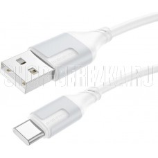 BOROFONE (6941991108280) BX101 USB 3.0A для Type-C White 1 м