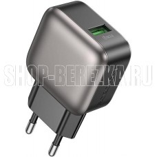 BOROFONE (6941991116148) BAS52A 1USB 3.0A QC3.0 18W Black