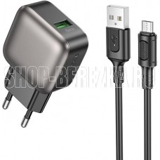 BOROFONE (6941991116155) 1USB 3.0A QC3.0 18W Black
