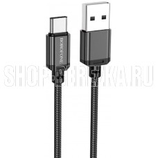BOROFONE (6974443389043) BX87 USB 3.0A для Type-C Black 1 м
