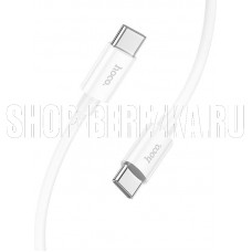 HOCO (6931474783264) силикон 1м USB 3.0A PD 60W для Type-C Type-C White 1 м