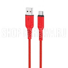 HOCO (6931474794185) X59 USB 3.0A 60W для Type-C Type-C Red 2 м