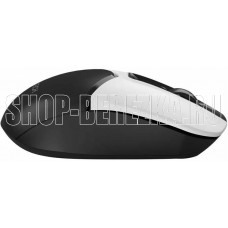 A4TECH Мышь Fstyler FG12S Panda белый/черный оптическая 1200dpi silent беспров. USB 3but