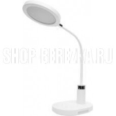ULTRAFLASH (15719) UF-803 C01 белый (Led св-к настольный,круг, 12Вт, 3 ур. яркости.CCT)