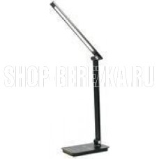 ULTRAFLASH (15724) UF-834 C02 черный (Led св-к настольный, 8Вт, 5 ССТ, диммируемый, ночник, таймер, зарядка)