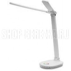 ULTRAFLASH (15725) UF-807 C01 белый (Led св-к настольный, 10Вт, ССТ, диммируемый, RGB подсветка)