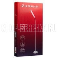 ULTRAFLASH (15731) UF-830 C01 белый (LED cвет-к напольный, торшер, 12Вт,4500К,