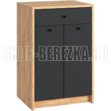 МЕБЕЛЬ-КОМПЛЕКС ЛАЙТ Комод 1Я Дуб золотой Крафт/Антрацит (1 кор.)