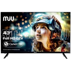 MIU H43SLT101SV SMART TV безрамочный