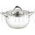 MALLONY Кастрюля Fortuna, объем 3,3 л, из нерж стали с крышкой (007219)