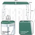 GREEN GLADE Набор мебели для пикника M790-3 (зелёный)