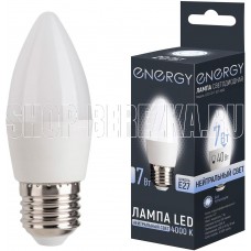 ENERGY LED С37-7-E27-4000 (109299)