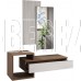 МЕБЕЛЬ-КОМПЛЕКС ЛАЙТ Туалетный столик с зеркалом Шимо темный / Шимо светлый/МК (1 кор.)