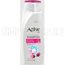 ACTIVE Шампунь укрепляющий, защита от выпадения волос CARE & BEAUTY. С корнем женьшеня, цветком гибискуса и витамином B6, 350 мл (512102056)