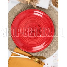 DOMENIK Тарелка обеденная SCARLET 26см DMD001
