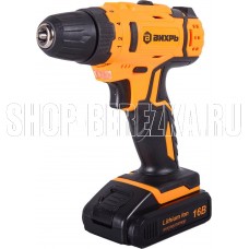 ВИХРЬ ДА-16Л-2КА 16В, 2аккум., кейс,с набором инструментов 72/14/49