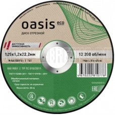 OASIS Eco 102060200015 (10 шт в упак) 230 Диск отрезной 125х1,2х22,2 мм (P60)