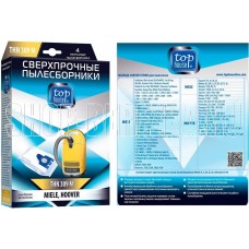 TOP HOUSE THN 309 M Сверхпрочные нетканые пылесборники 4 шт (392456)