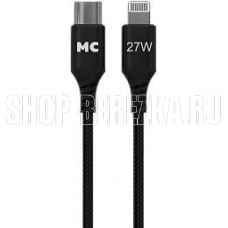 MORE CHOICE (4620202554130) K69ia USB 3.0A PD 27W для Lightning ng 8-pin Type-C - 1м , черный
