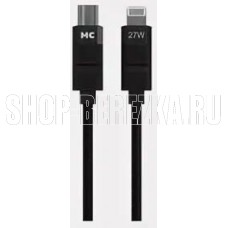 MORE CHOICE (4620202554178) K69ia 2м USB 3.0A PD 27W для Lightning ng 8-pin Type-C - 2м , черный