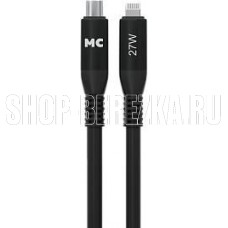 MORE CHOICE (4620202554567) K83ia USB 3.0A PD 27W для Lightning ng 8-pin Type-C - 1м , черный