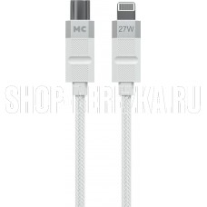 MORE CHOICE (4620202555083) K87ia 2м USB 3.0A PD 27W для Lightning ng 8-pin Type-C - 2м , белый