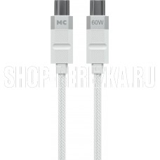 MORE CHOICE (4620202554963) K87aa USB 3.0A PD 60W для Type-C Type-C - 1 м , белый