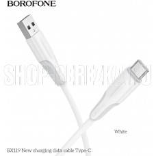 BOROFONE (6941991122002) BX119a USB 3.0A для Type-C - 1м , белый