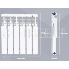 PROFI BI 500/80 B20 биметаллический6 секций 00-00025019