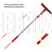 CLIM ART CA-SB-03 телескопическая для мытья стекол с поролоном и водосгоном 75-125см (CLA00173)