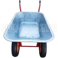 LWI Тачка строительная 2х колесная 130л. 320кг 130х2