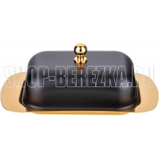 AGNESS МАСЛЕНКА С МЕТАЛЛ. КРЫШКОЙ 19*12*7 СМ 912-036