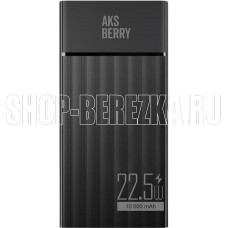 AKSBERRY (6900287710026) E102 Riffles PD22,5w 10000 mAh (черный)