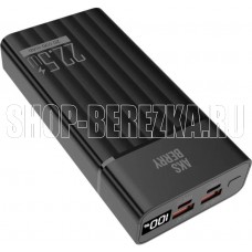 AKSBERRY (6900295650017) E202 Riffles PD22,5w 20000mAh (черный)