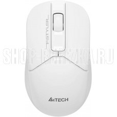 A4TECH Мышь Fstyler FG12S белый оптическая 1200dpi silent беспров. USB 3but