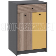 МЕБЕЛЬ-КОМПЛЕКС JAM Комод 1Я Серый шифер/Грэви/Сэнд