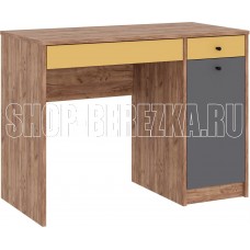 МЕБЕЛЬ-КОМПЛЕКС JAM Стол письменный исп.2 Дуб крафт табачный/Серый шифер/Сэнд
