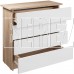 МЕБЕЛЬ-КОМПЛЕКС ЛАЙТ Комод 4Я Дуб сонома/Белый