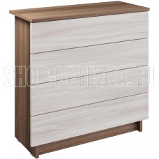 МЕБЕЛЬ-КОМПЛЕКС ЛАЙТ Комод 4Я Шимо темный/Шимо светлый