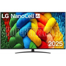 LG 65NANO81A6A.ARUG SMART TV 4K Ultra HD безрамочный