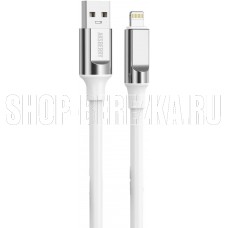 AKSBERRY (6900291900017) X159 Silicone USB-A Lightning, белый