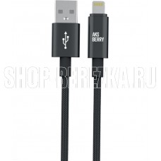 AKSBERRY (6900295510014) X163 Nylon silk USB-A ? Lightning, черный