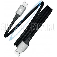 AKSBERRY (6900307930014) X164 Magnetic USB-A - Lightning, чёрный