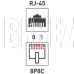 PROCONNECT (05-1021-6) Разъем UTP RJ-45 (8P8C), CAT 5e Light