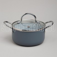 AGNESS 906-262 с а/приг.покр. и стекл.крышкой 950мл 14*7см