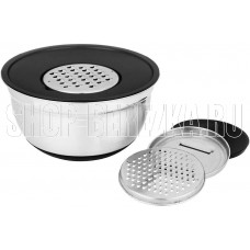 AGNESS 880-128 6в1 с крышкой и 3-мя терками 24см 2,25л