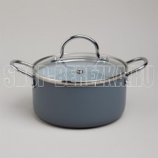AGNESS 906-263 с а/приг.покр. и стекл.крышкой 1350мл 16*8см