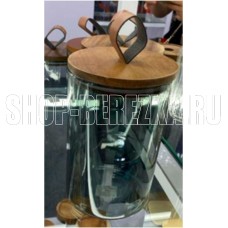 LEONORD Банка для сыпучих продуктов, ALBERO DI MARMO, 600 мл (108283)