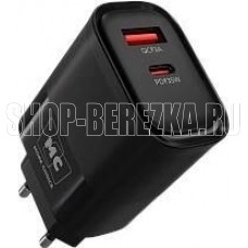 MORE CHOICE (4620202555588) NC82 1USB+1Type-C 3.0A PD 35W+QC3.0 для Type-C Type-C Black