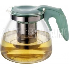 MALLONY Чайник заварочный MENTOLO, объем 1,1 л, из жаропрочного стекла с фильтром из нержав стали (910127) MALLONY Чайник заварочный MENTOLO, объем 1,1 л, из жаропрочного стекла с фильтром из нержав стали (910127)